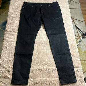 Witchery Denim leather look denim pants